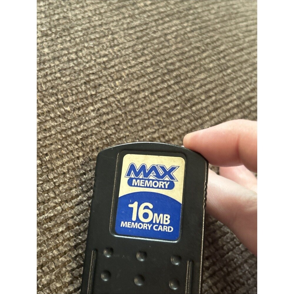 Max Memory 16MB Action Replay Memory Card Sony PlayStation 2 PS2 Untested - Picture 3 of 7